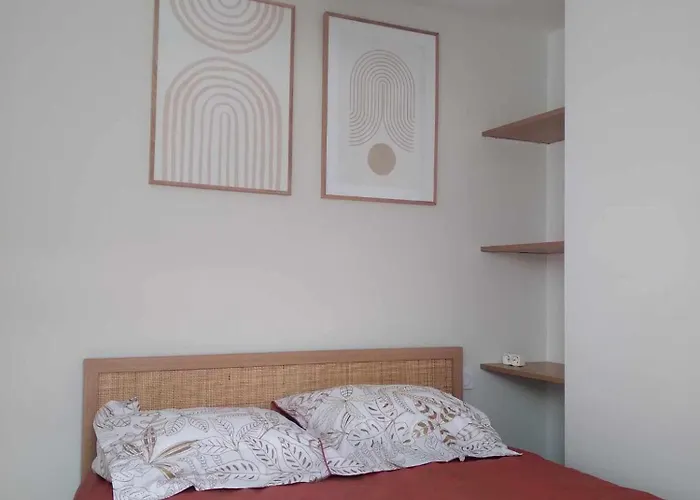 Duplex Lumineux - 40m2 - 2 - Balcon Terrasse - Parking - Entierement Renove En Mai 2024 شقة